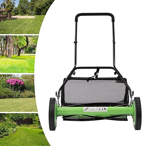 Miniatura 9 de Cortacésped manual, cortacésped manual, cortadora de césped manual, ajuste de altura de batería recargable eléctrica, ruedas traseras, cortacésped