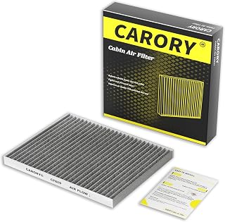 Cabin Air Filter w/Activated Carbon for Some 2008-2018 Chevy, GMC, Hyundai, Kia, Saturn Models – Equinox, Sonata, Terrain, Santa Fe, Sedona, Captiva Sport, Vue, Azera, Santa Fe Sport, and More