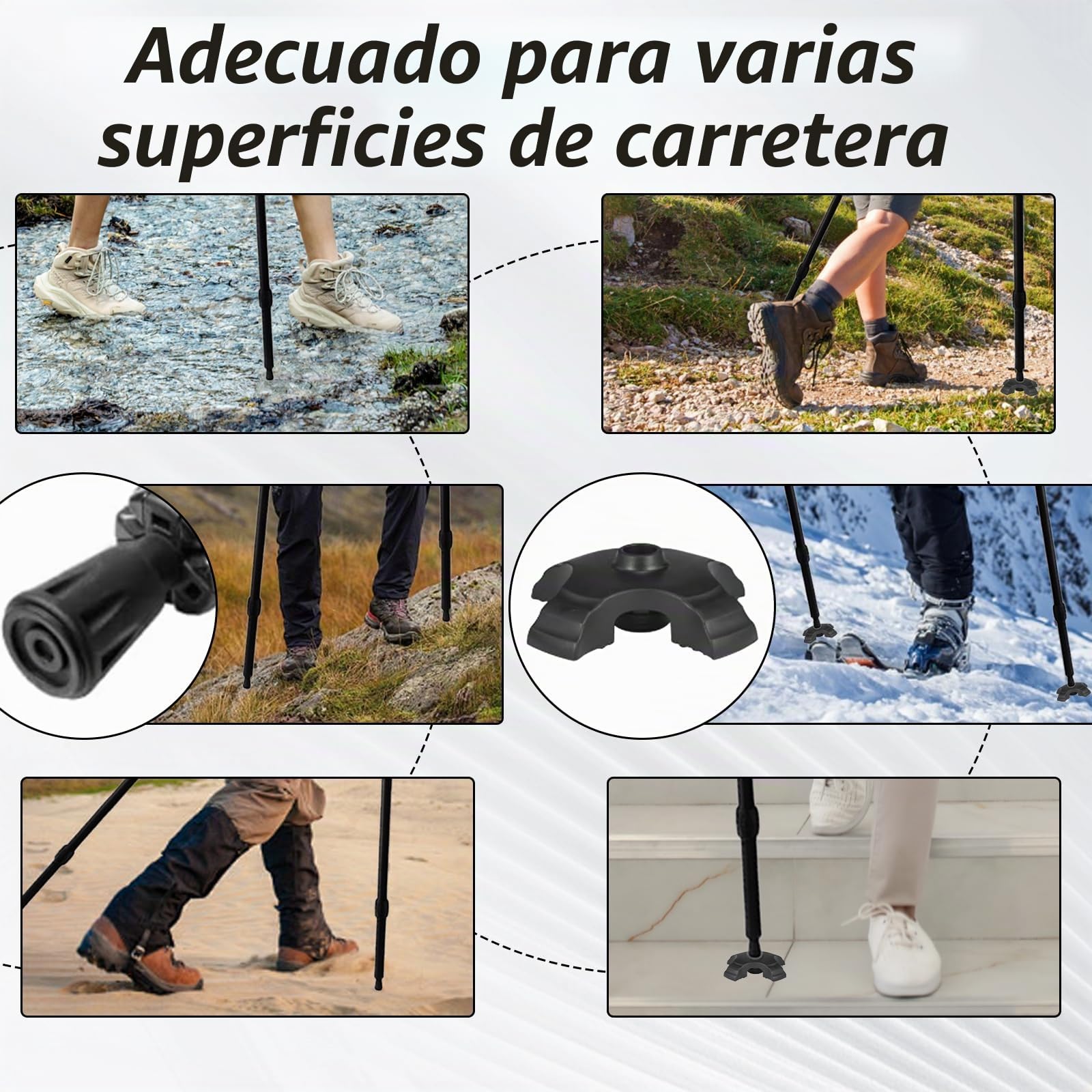 Silla de Paseo portátil, bastón Ajustable con Asiento, bastón portátil Ajustable, Asiento Plegable para bastón para Acampada, Senderismo y Viajes, Carga máxima 80 kg