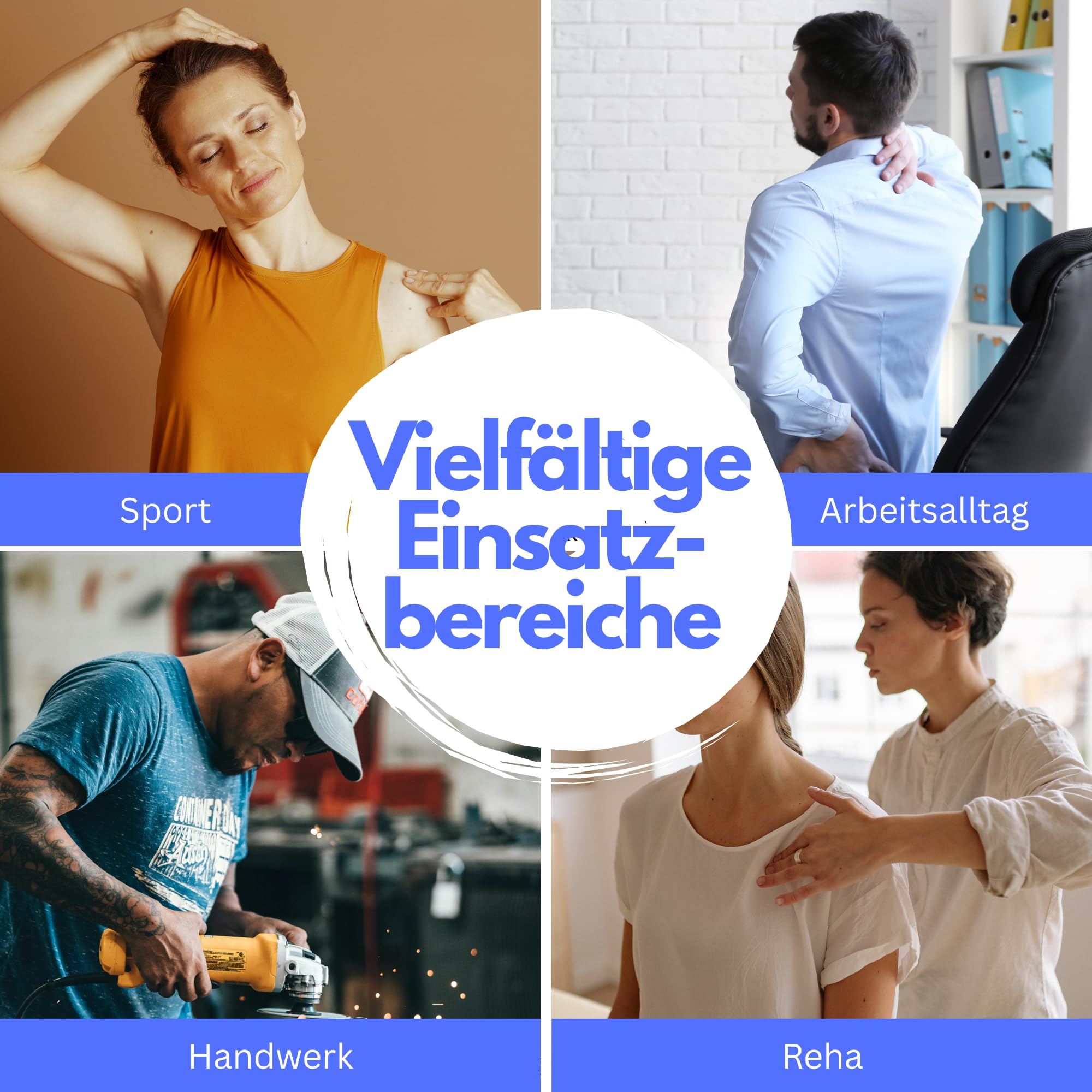 TSM Doppelschulterbandage aktiv | Schulterbandage für Sport & Alltag | Elastische Bandage zur Unterstützung bei Schulterschmerzen, Verspannungen & Überlastung | Prophylaxe & Rehabilitation | Größe XS