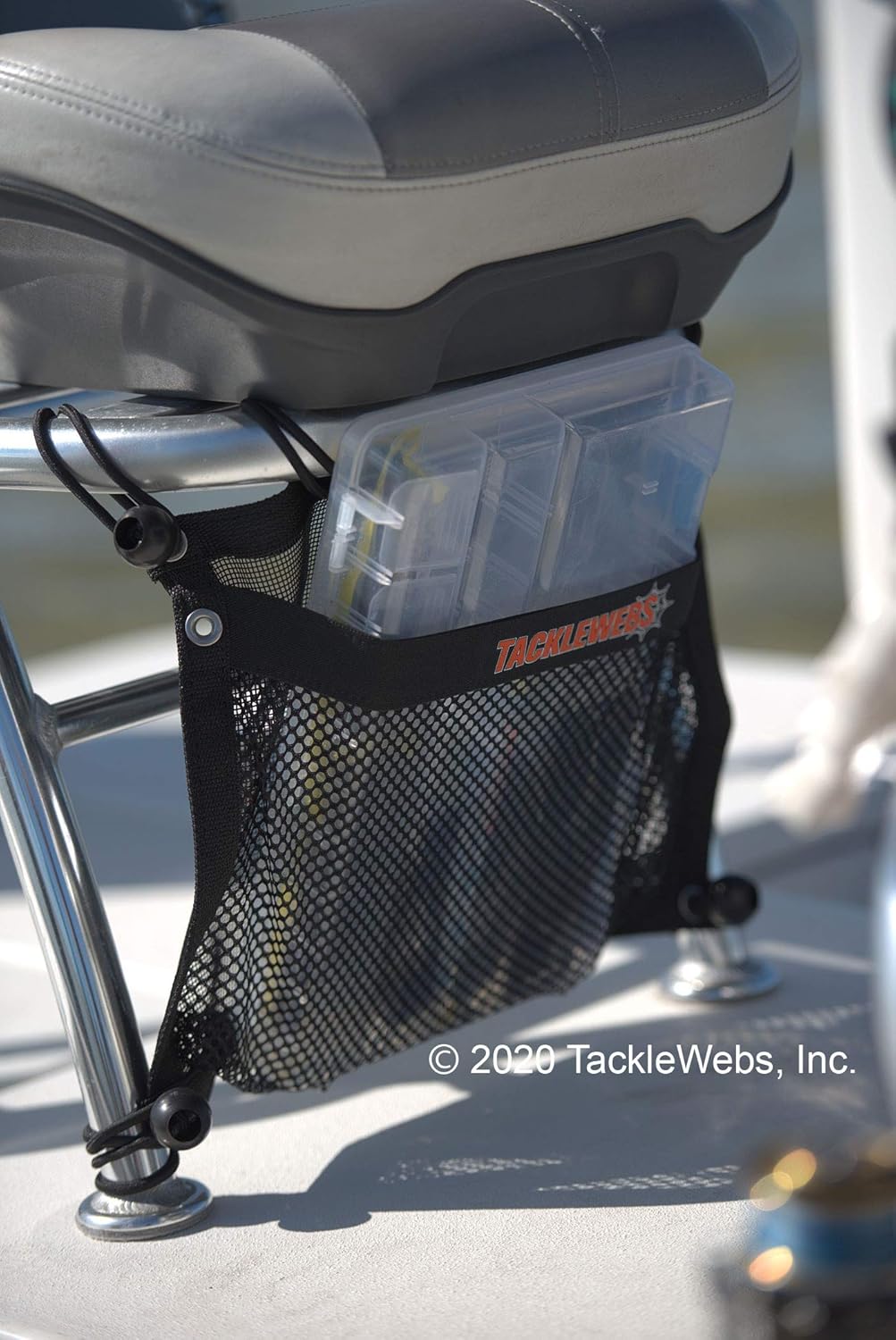 TackleWebs 16" Wide x 12" High Bungee Pocket Black