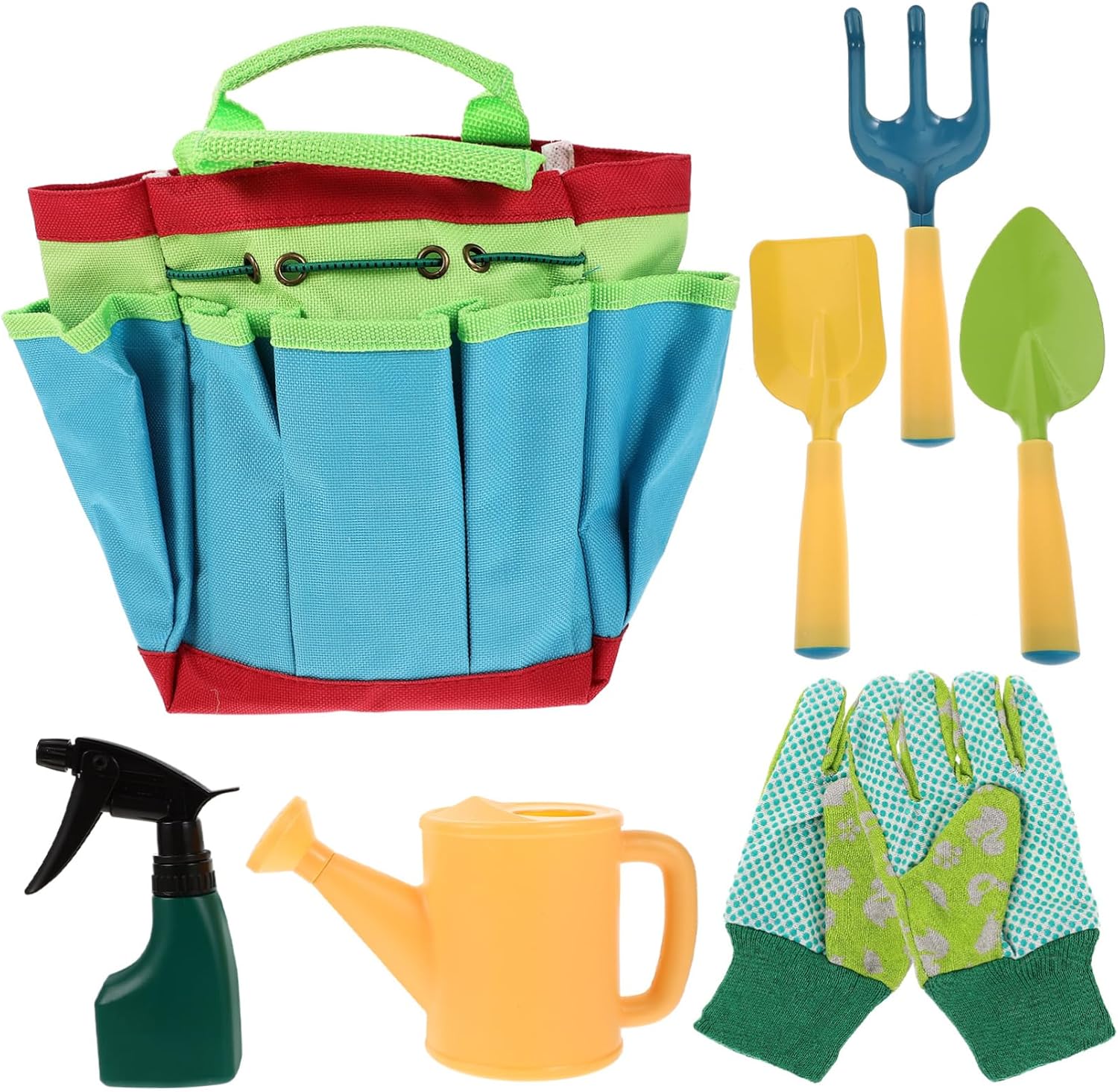BESPORTBLE 1Set Gardening Tool Shovels Rake and Watering Pot for Outdoor Fun for Boys Age Encourages Practical Skills and Nature Exploration