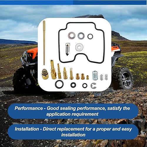 Miniatura 5 de WFLNHB Kit de reparación de carburador de repuesto para Kawasaki Kfx 400 LTZ400 HDM 221 2003-2006