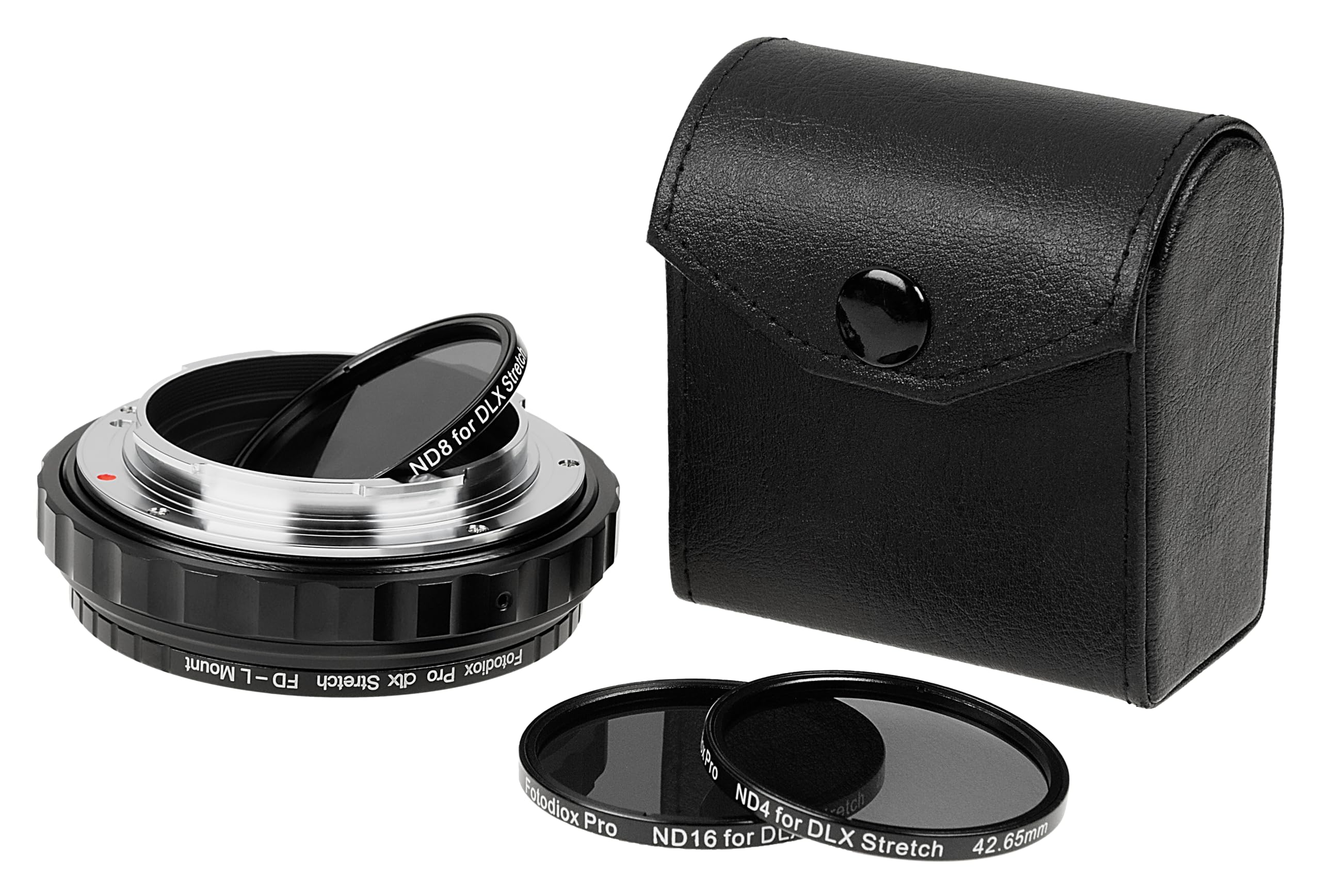 Fotodiox DLX Stretch Adapter Compatible with Canon FD/FL Lens for L-Mount Alliance Cameras, Featuring Macro and ND Filter Capabilities