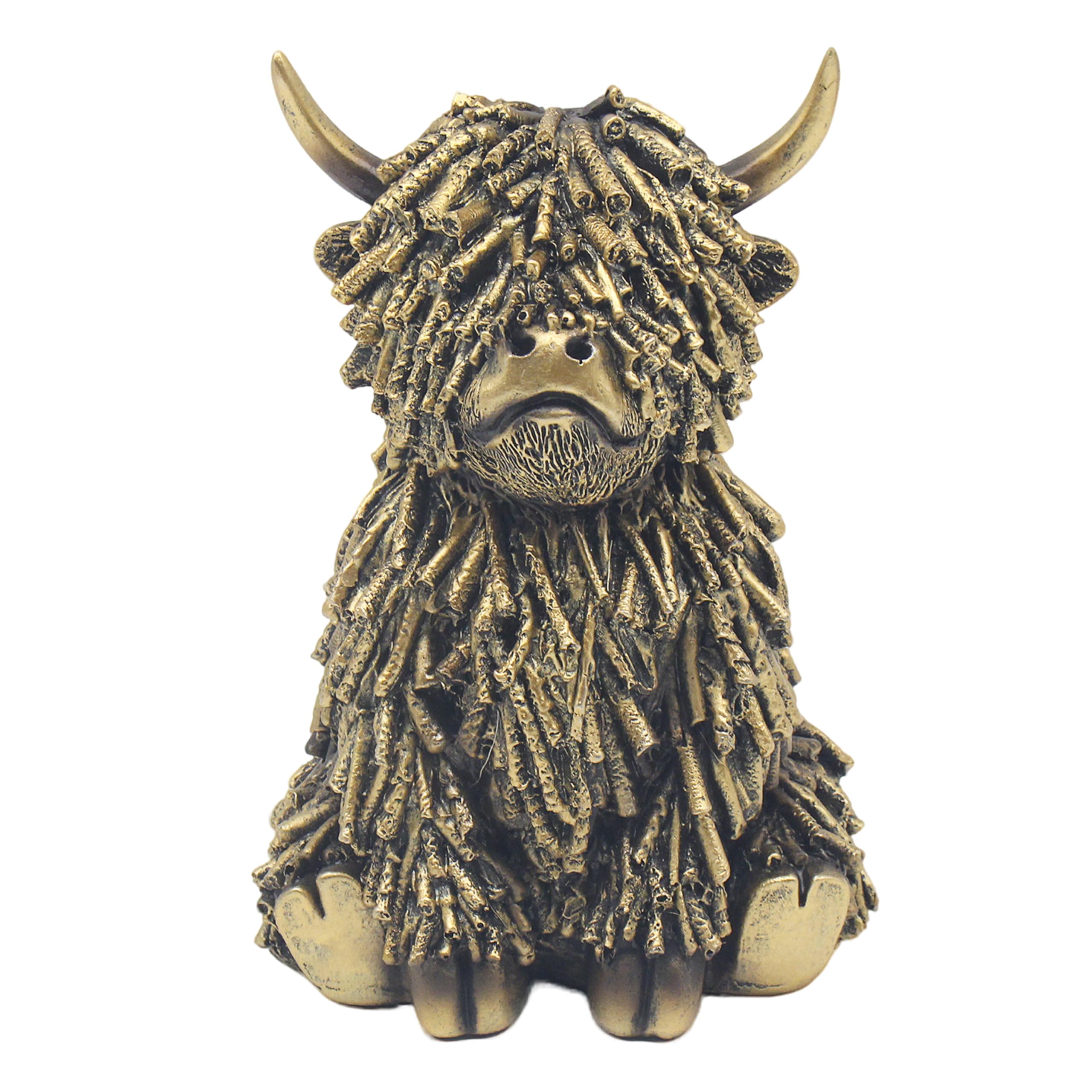 Lesser & Pavey Highland Cow Decor Figurine