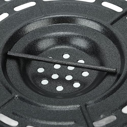 Miniatura 7 de Accesorios para freidora de aire de 8.5 in y 8,5 pulgadas, repuesto para freidora de aire, bandeja redonda de repuesto para carne, pizza, barbacoa,