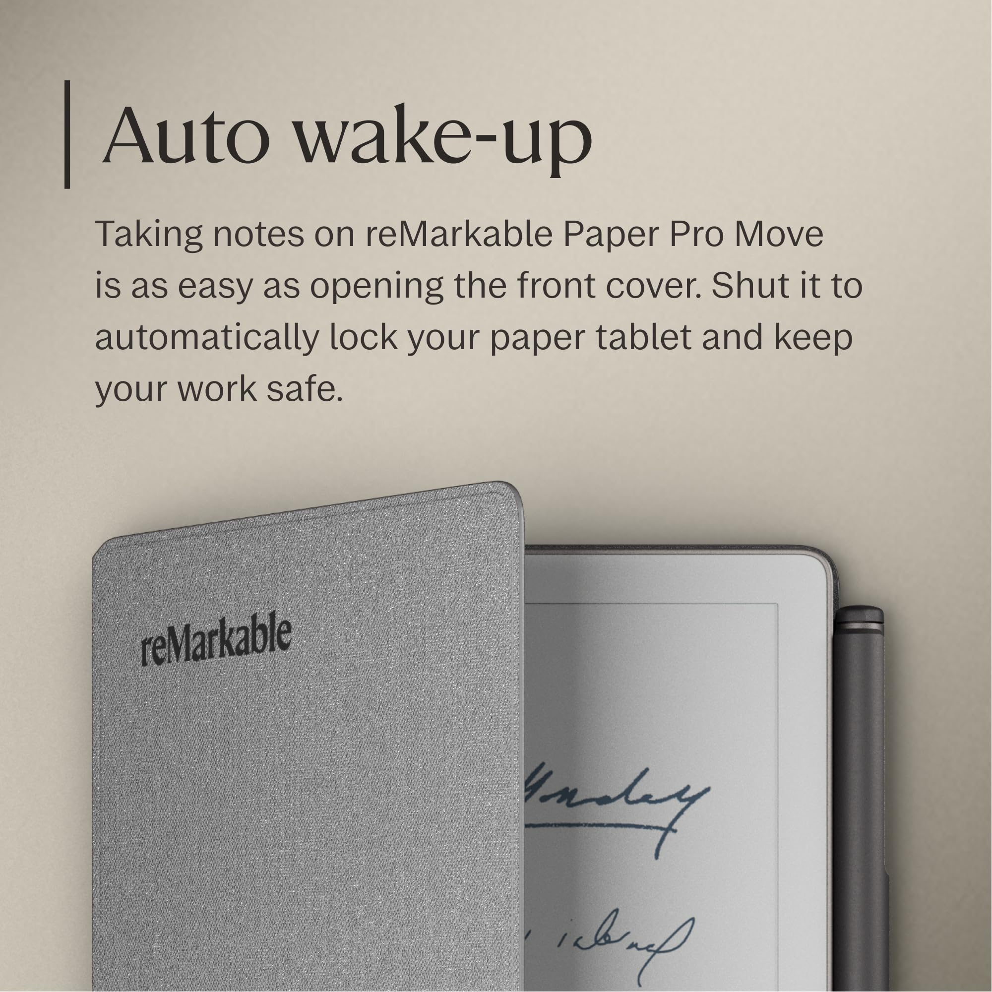 Amazon.co.jp: reMarkable Paper Pro Move - グレー ブックフォリオ