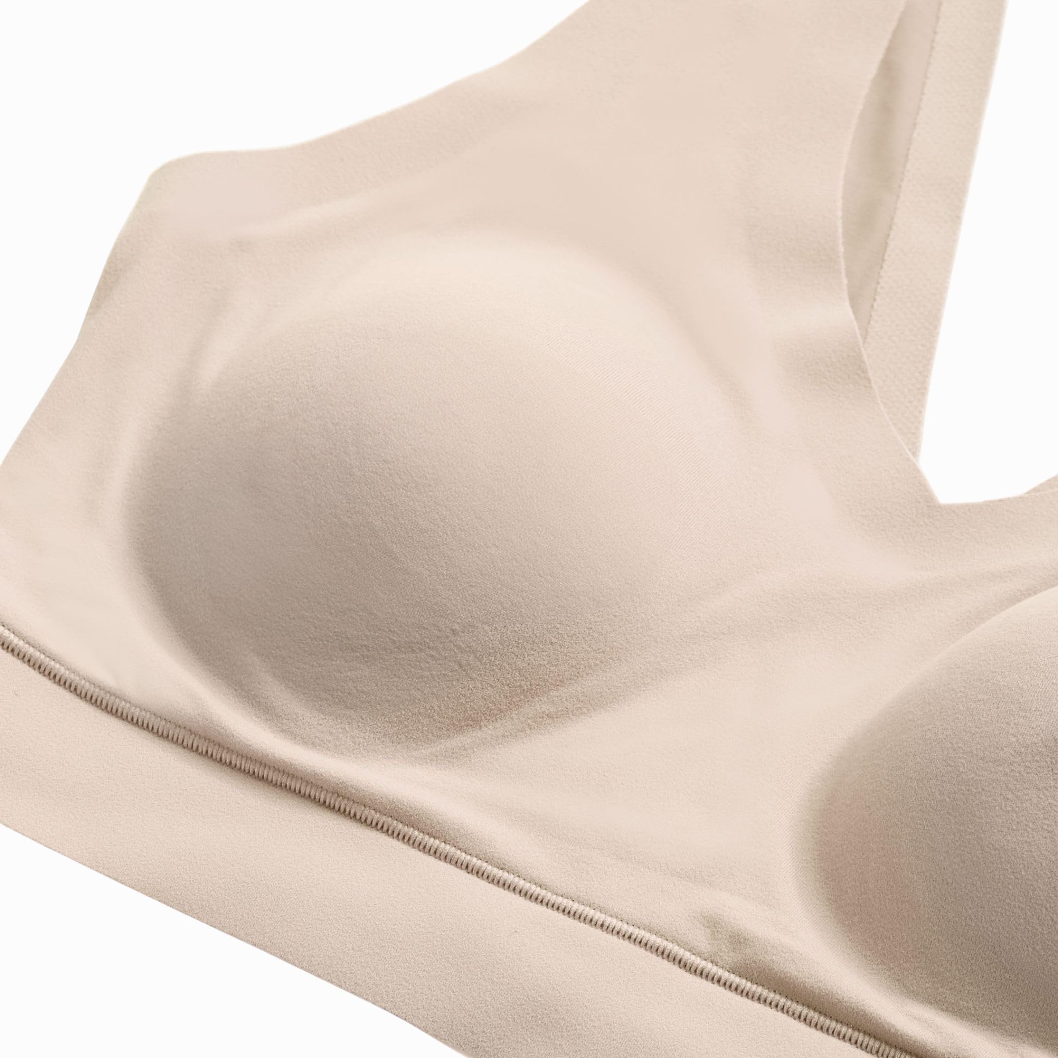 Floatley Cozy Bra Comfort - Brasier sin Costuras de Cobertura Completa sin Varillas con Almohadilla integrada para Mujer