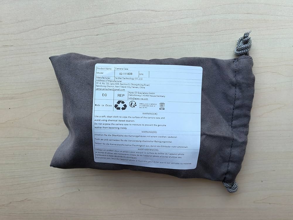 Amazon.com: Handmade Genuine Real Leather Half Camera Case