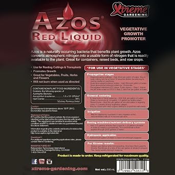 Azos Red Liquid Nitrogen Fixing Bacteria 750 mL