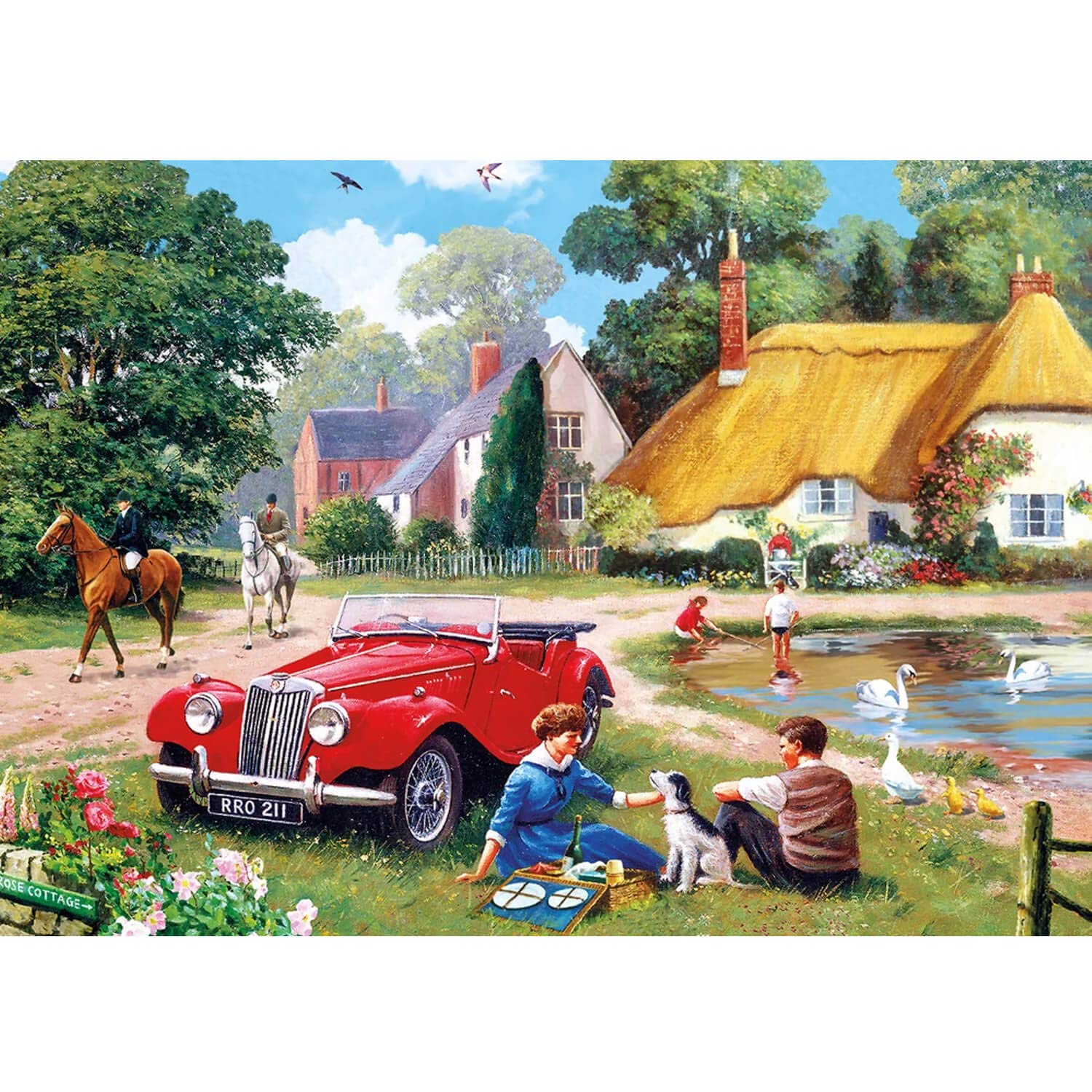 Gibsons Ponds & Pumps Jigsaw Puzzle (2x500Piece)