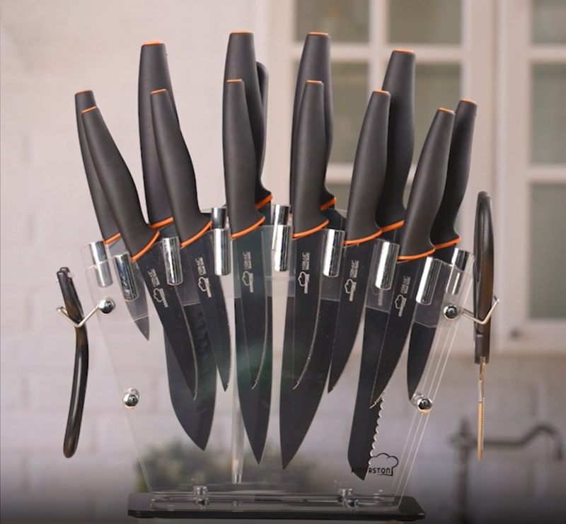 Amazon.com: Amorston Knife Set, 22-Piece Kitchen Knife Set with