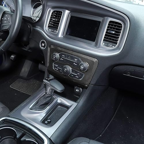 Vista 35 de Voodonala Para cargador de radio AC CD interruptor panel de ajuste para Dodge Charger 2015-2019, ABS rosa 1 unidad Rosa/Rebel Fun.