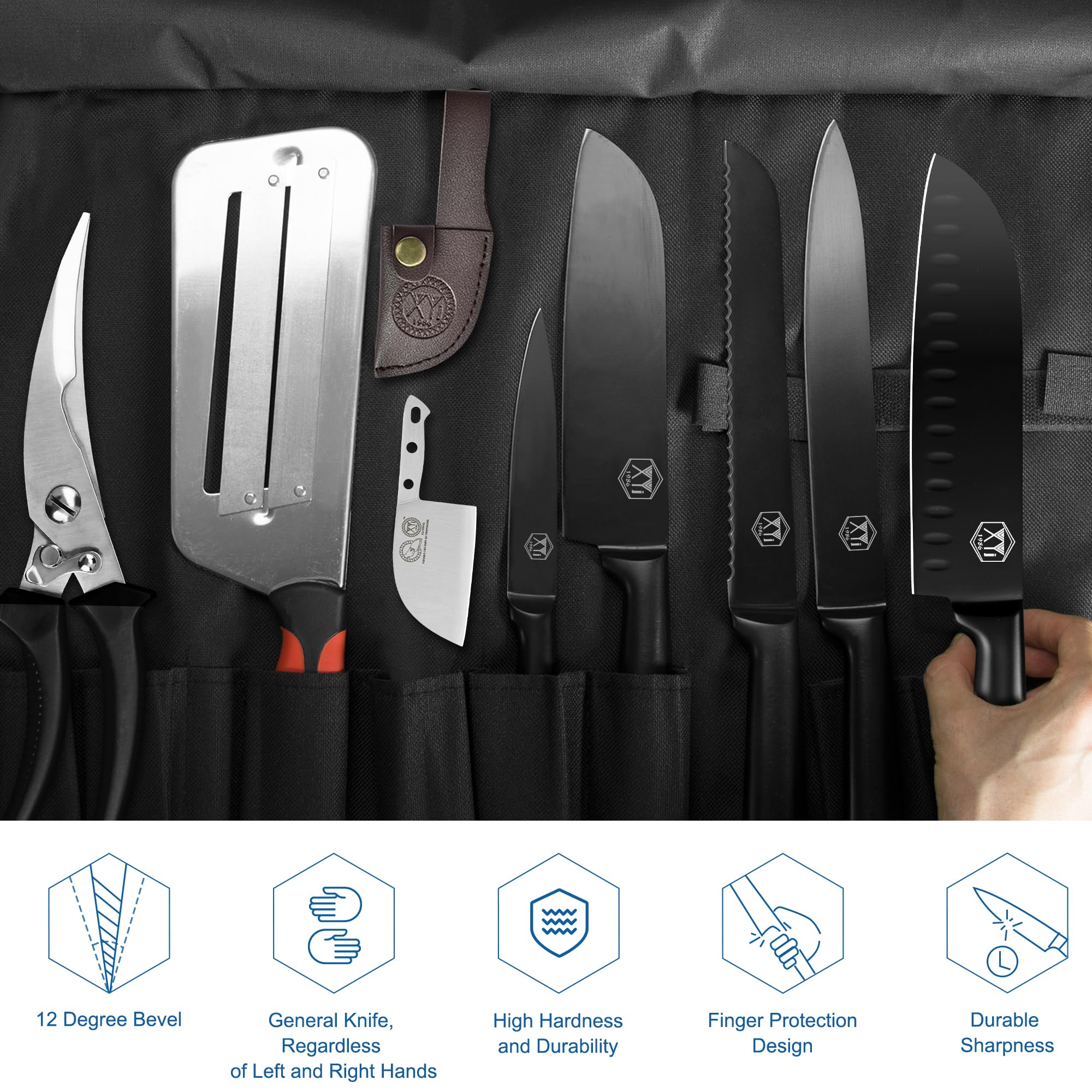 Amazon.com: XYJ Authentic Since1986,Professional Knife Sets for