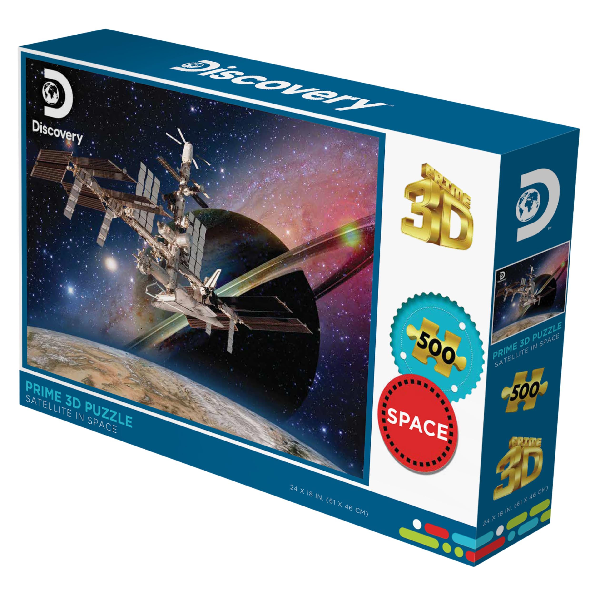 Amazon.com: Prime 3D | Discovery | Space | 500 Piece 3D Jigsaw