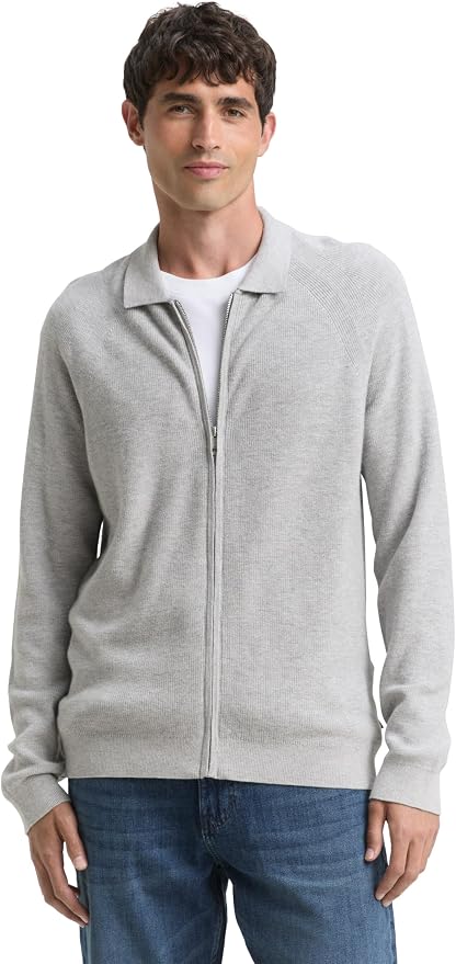 TOM Tailor 1048781 Suéter cárdigan para Hombre (Pack de 1)