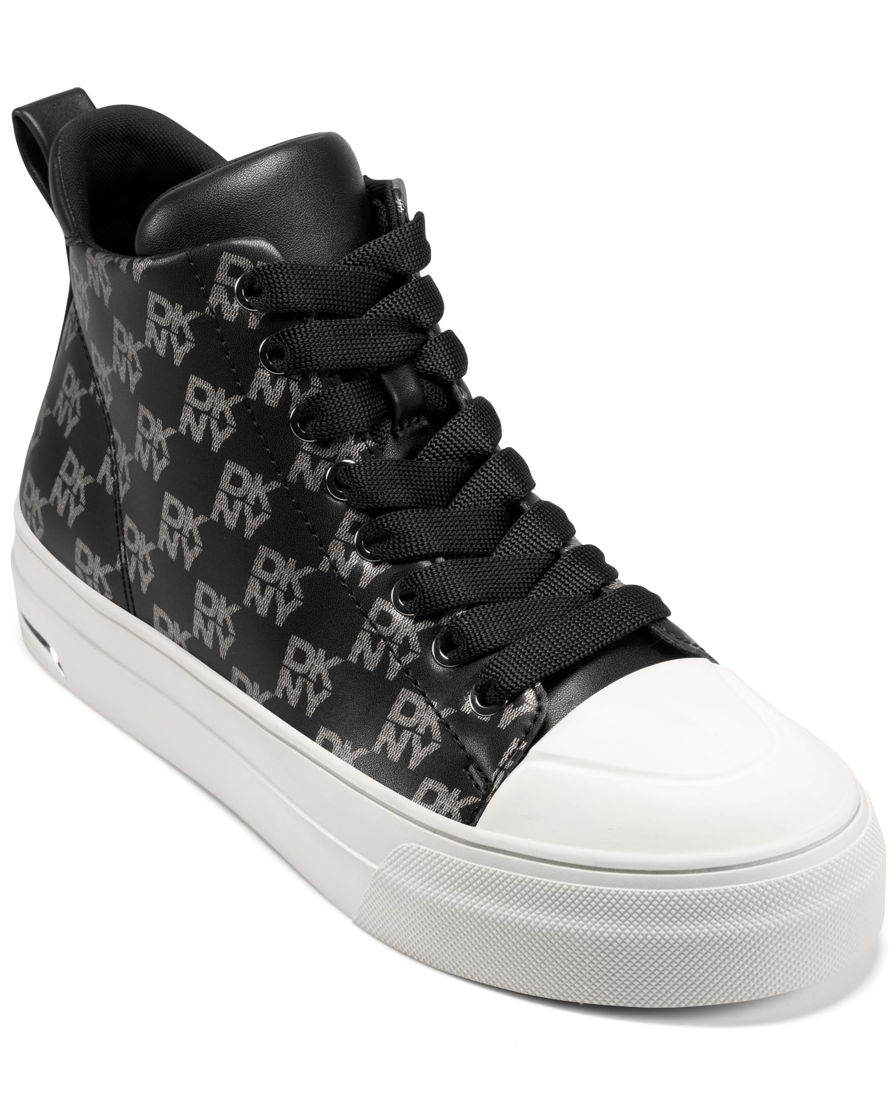 DKNY Damen Yaser Logo - Lace Up Mid SneakerSneaker