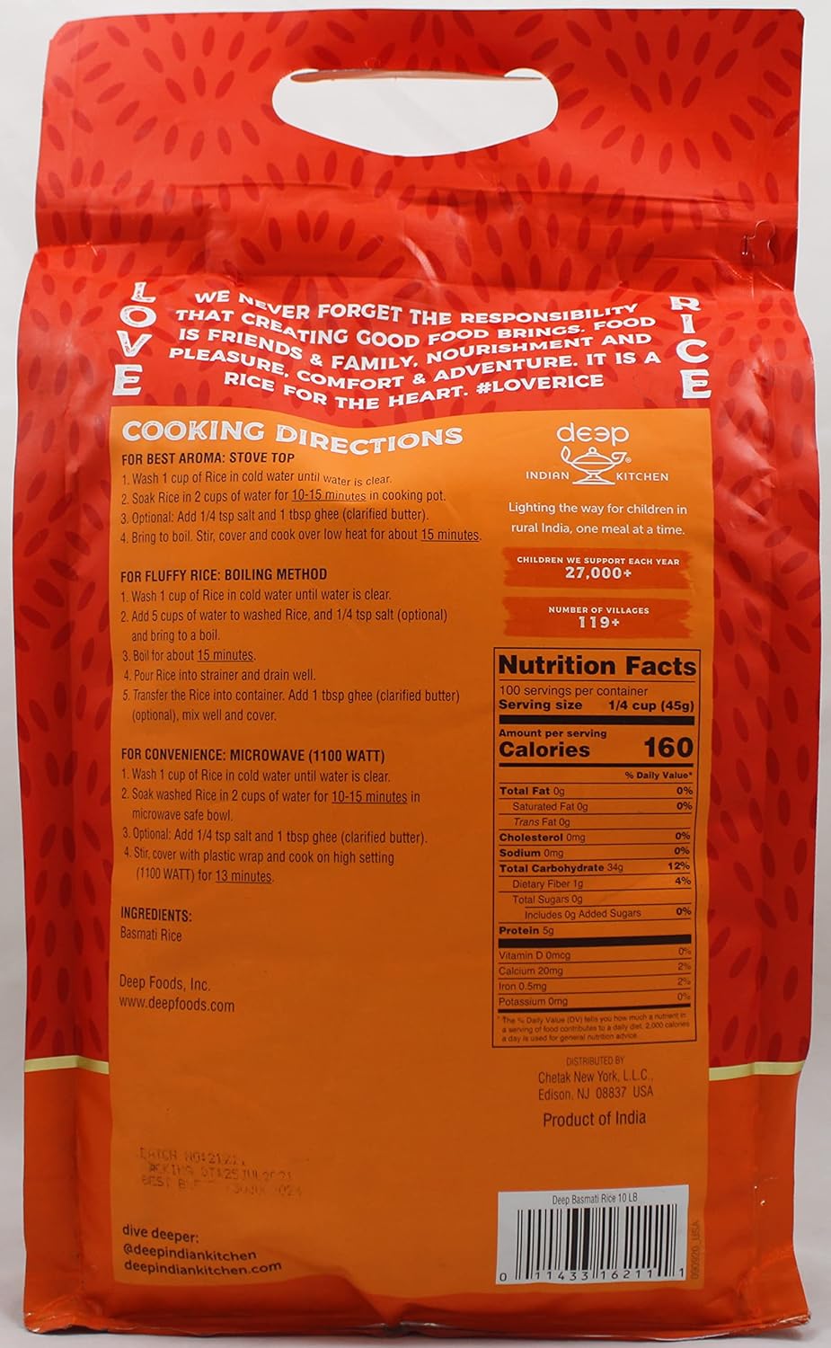 Basmati Rice 10 LB