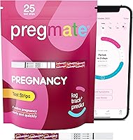 Vista 7 de Kit de test de embarazo Pregmate con tiras de detección de HCG mediante orina, 1