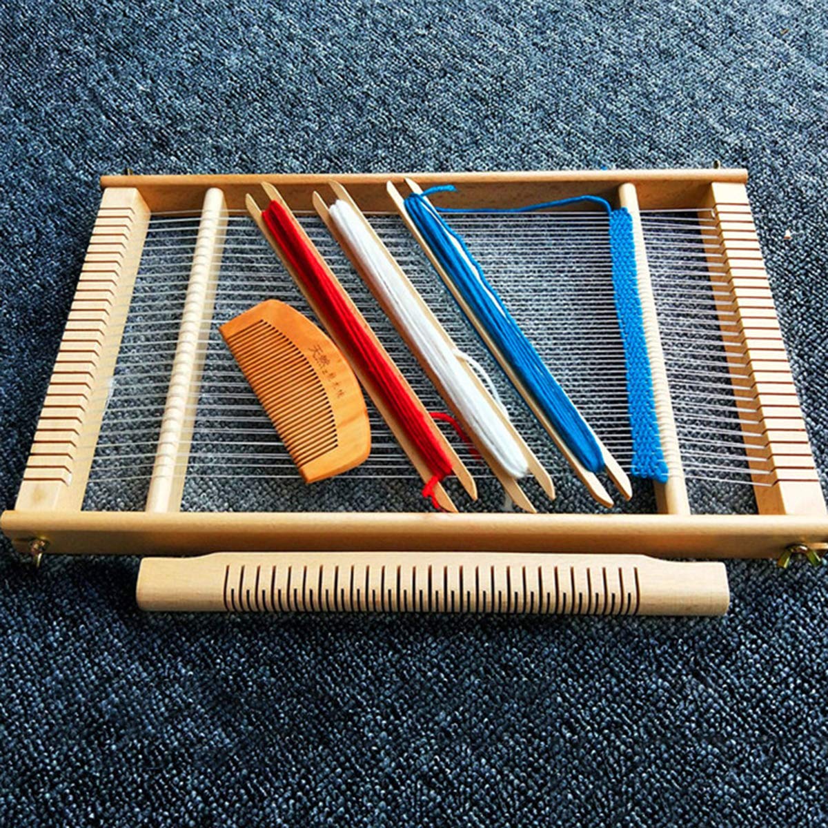 Lot De 6 Kits De Tissage éducatifs – Métier à Tisser Portable Pour Enfants Et Adultes – En Tissu Non Tissé – VICASKY