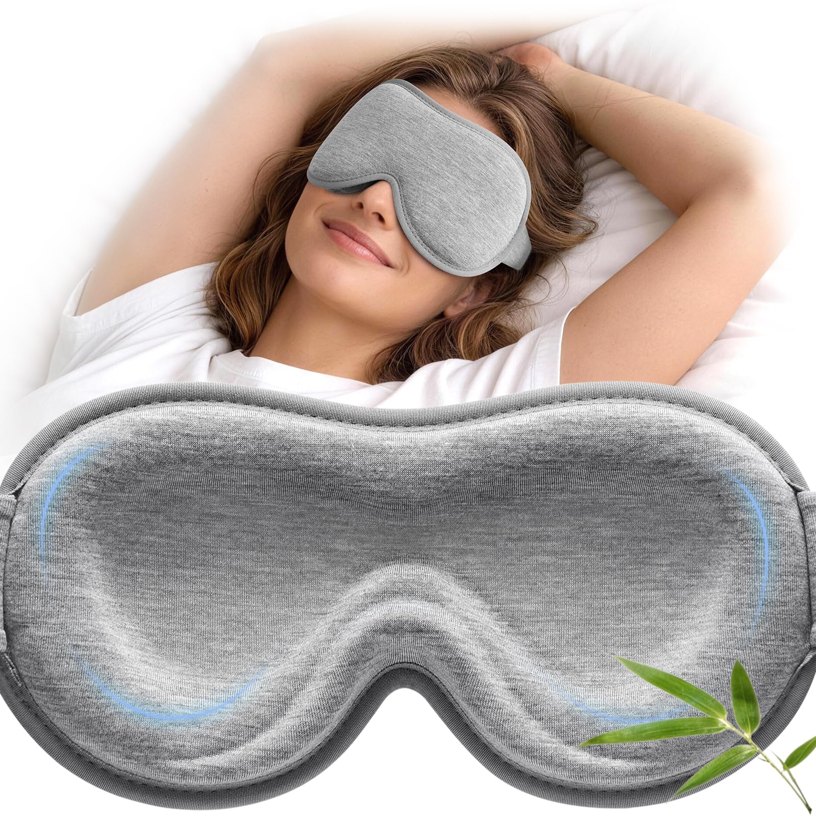 YFONG Sleep Mask for Women Lash Extension 3D PRO Eye Mask for Sleeping