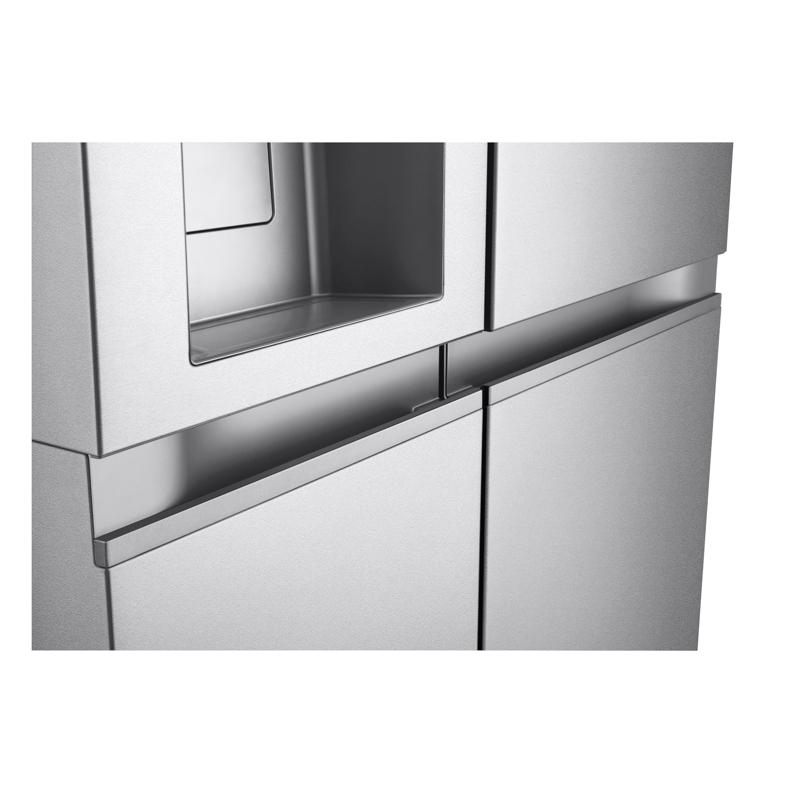 LG GSLE91MBAC Frigorifero Americano Side-by-Side, Classe C, Frigorifero No Frost, 628L, Wi-Fi, Tecnologia Door&Linear Cooling, Fresh Converter, Dispenser Senza Allaccio, UVnano, Metal Sorbet
