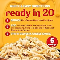 Vista 6 de Velveeta – Lasaña clásica Cheesy Skillets