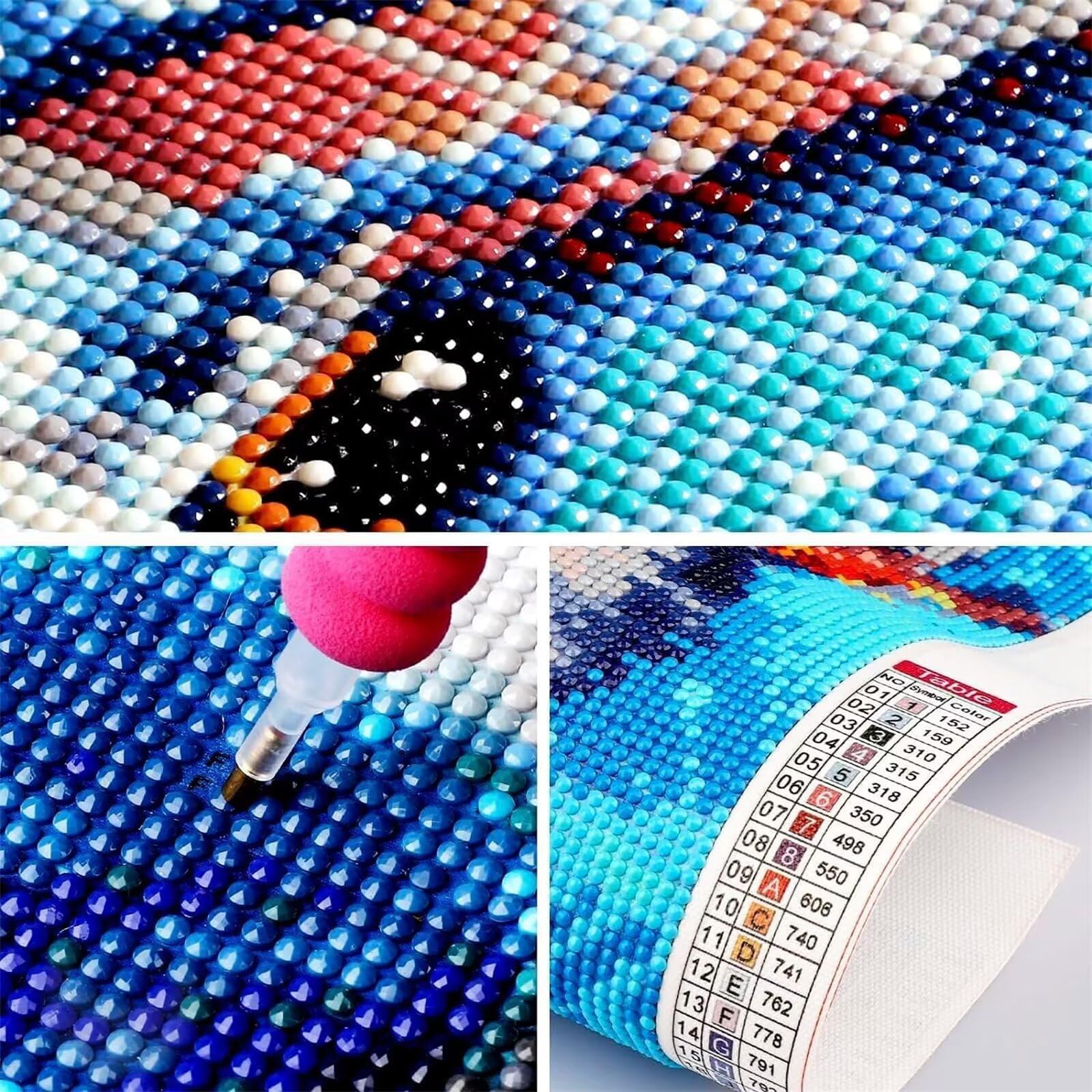 Herbst Diamond Painting Neuheiten 2025, 5D Diamant Painting Bilder Landschaft Muster Runder Vollbohrer Diamanten Malerei Erwachsene Mosaik Bastelnset für Zimmer Deko Aesthetic 80x160cm, Y1006Z