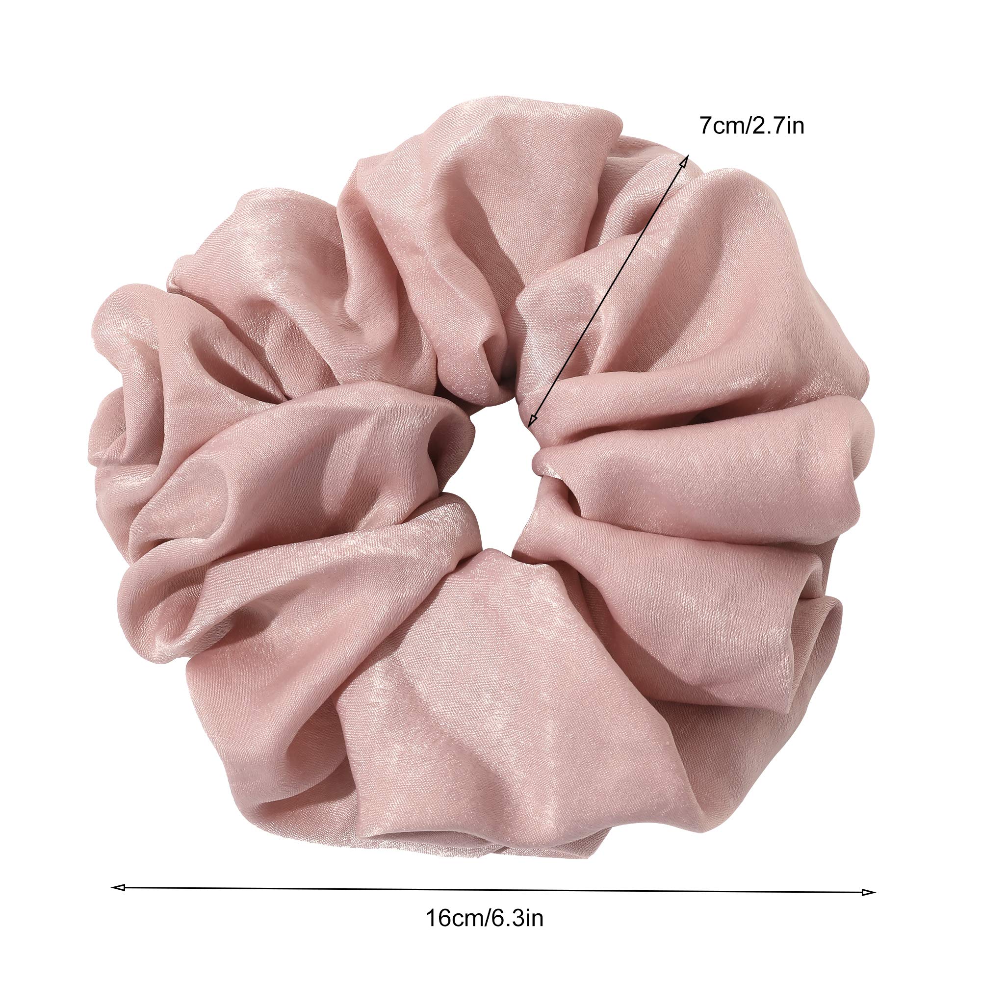 Silk GG scrunchie set in beige and ebony