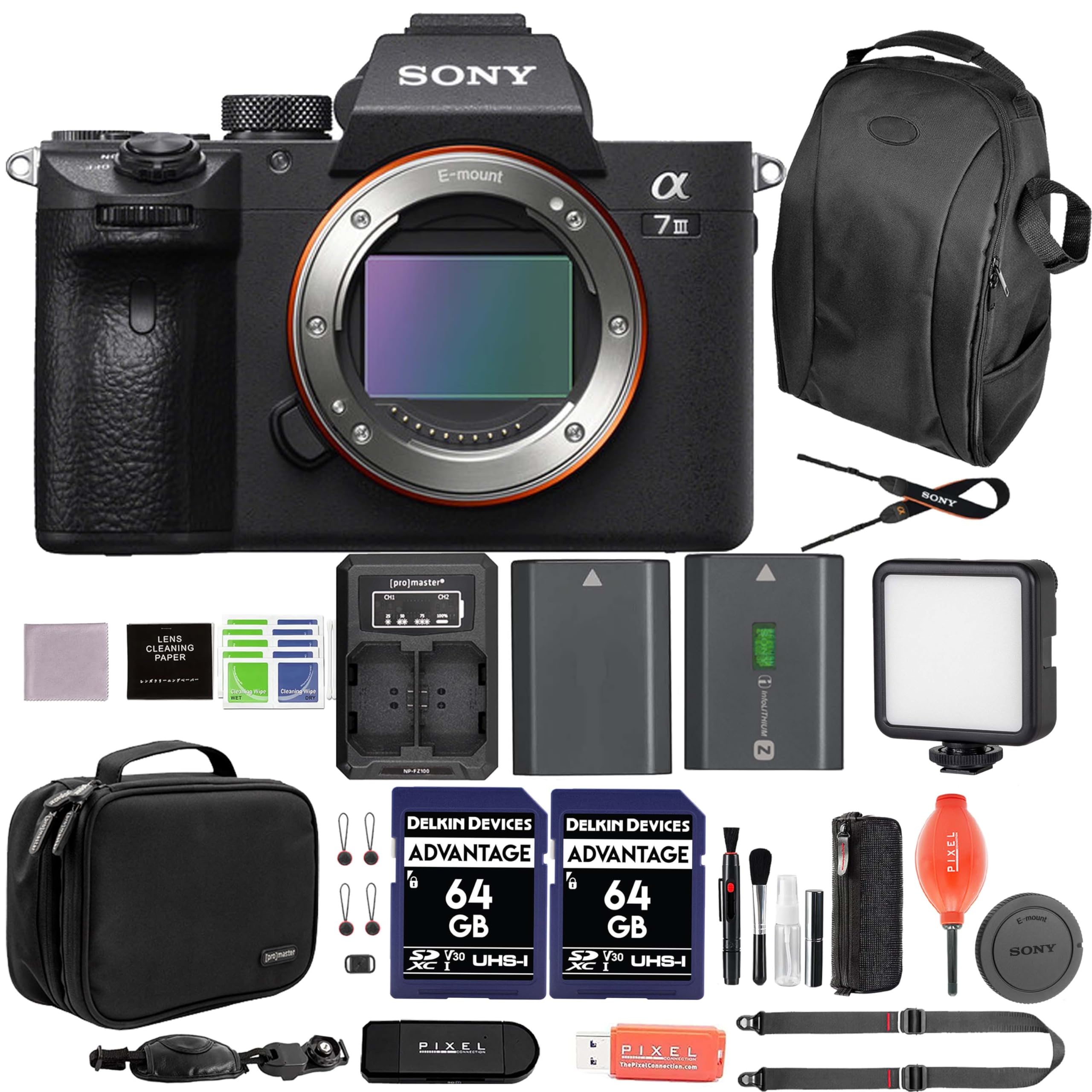 Amazon.com : Sony a7 III Mirrorless Digital Camera Bundle with 2X