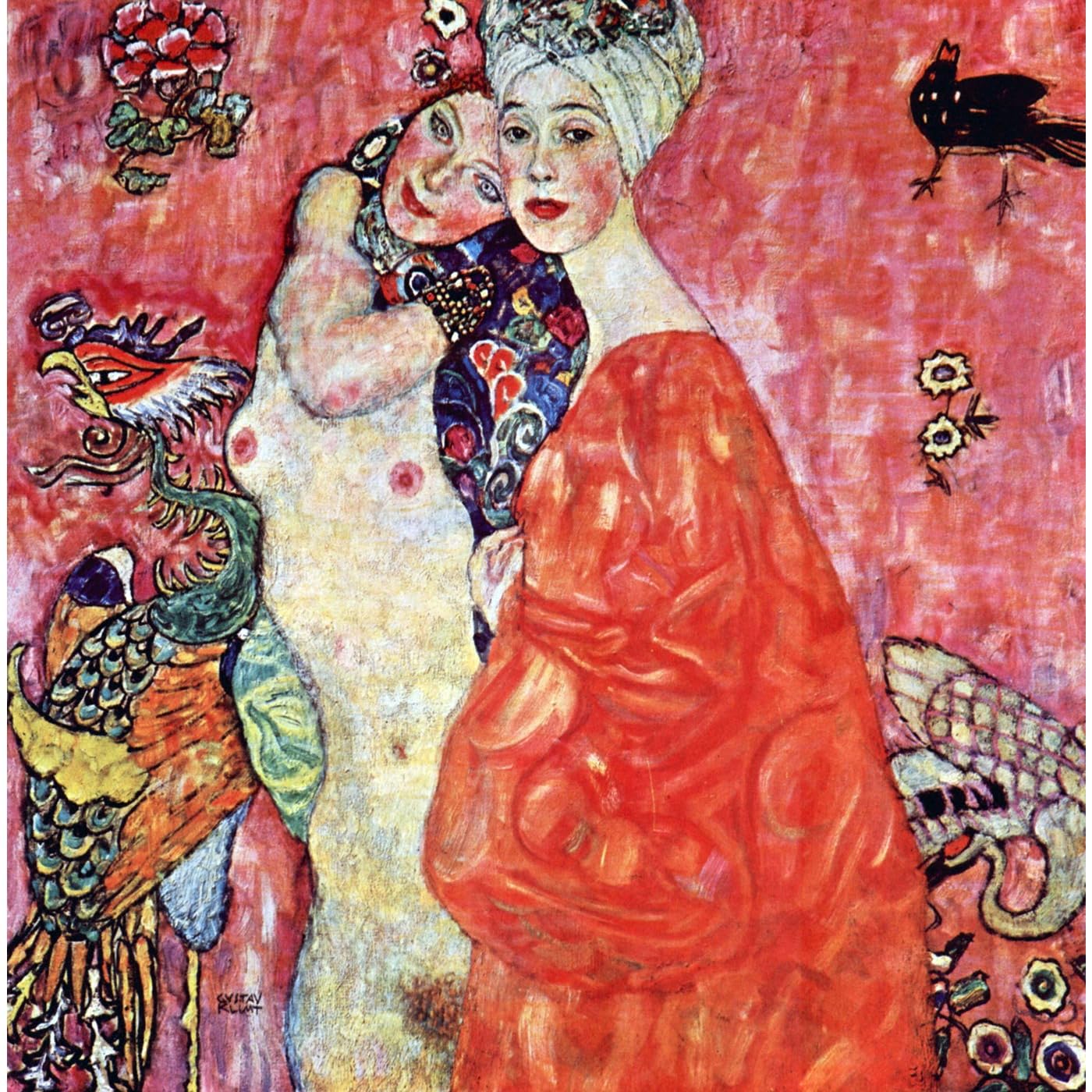 Impression d'art haute définition Les copines de Klimt luxe ARTICULOZY