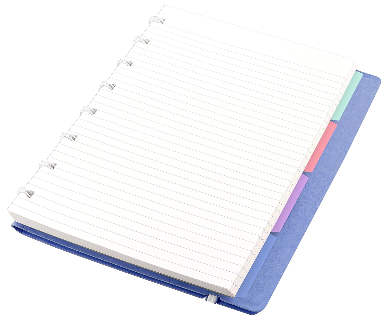 Filofax A5 Refillable Pastels Notebook - Vista Blue
