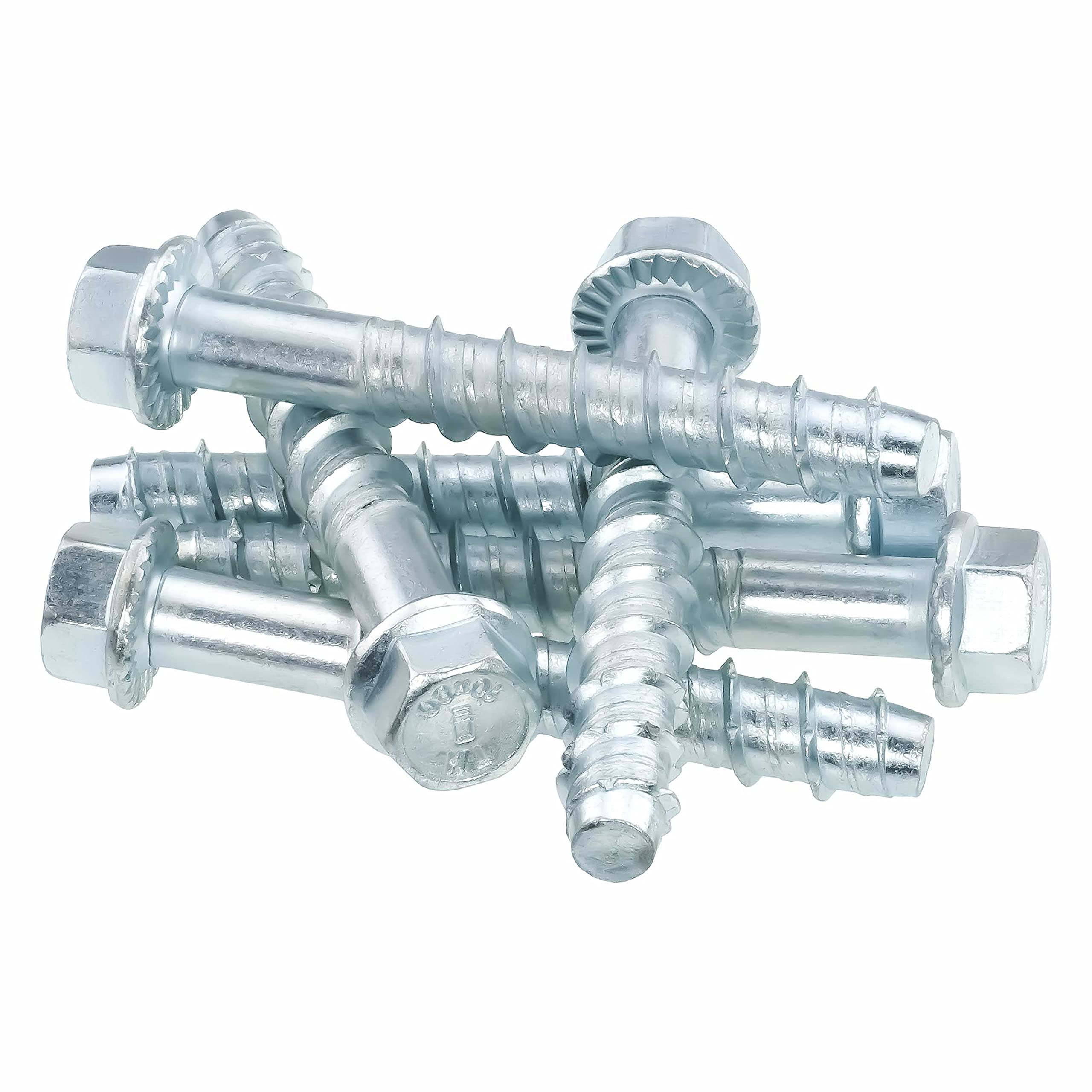 Betonschrauben verzinkt Option 1 Sechskantkopf 6 x 70 mm - 50 Stück