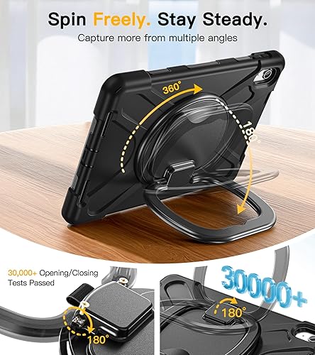 Miniatura 7 de BRAECN Funda para iPad (A16) de 1110 generación de 11 pulgadas10.9 pulgadas 20252022, silicona protectora resistente con protector de pantalla,