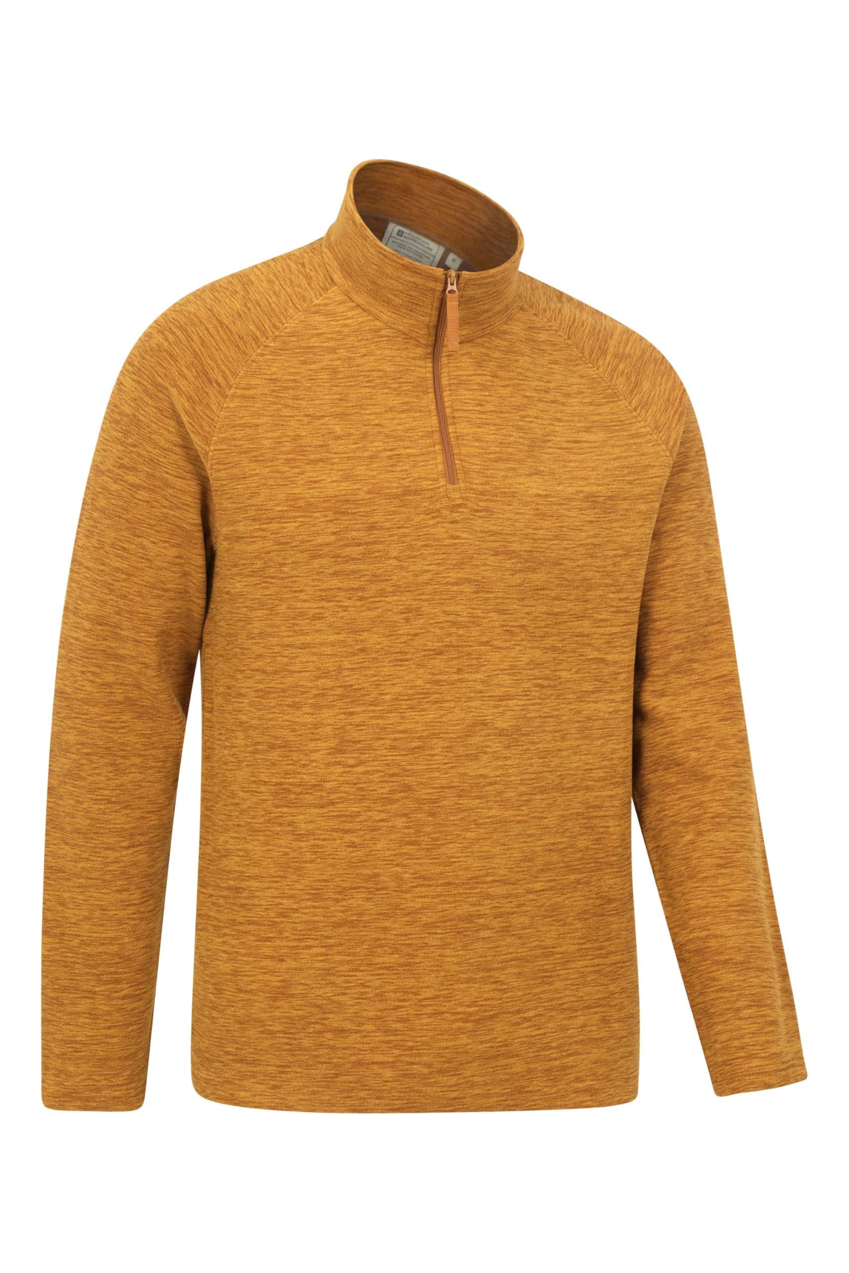 Mountain Warehouse Snowdon Mens Micro Fleece Top - Breathable Antipill, Half Zip Collar Sweater, Quick Drying Smooth Pullover - For Spring Summer & Outdoors — view 5