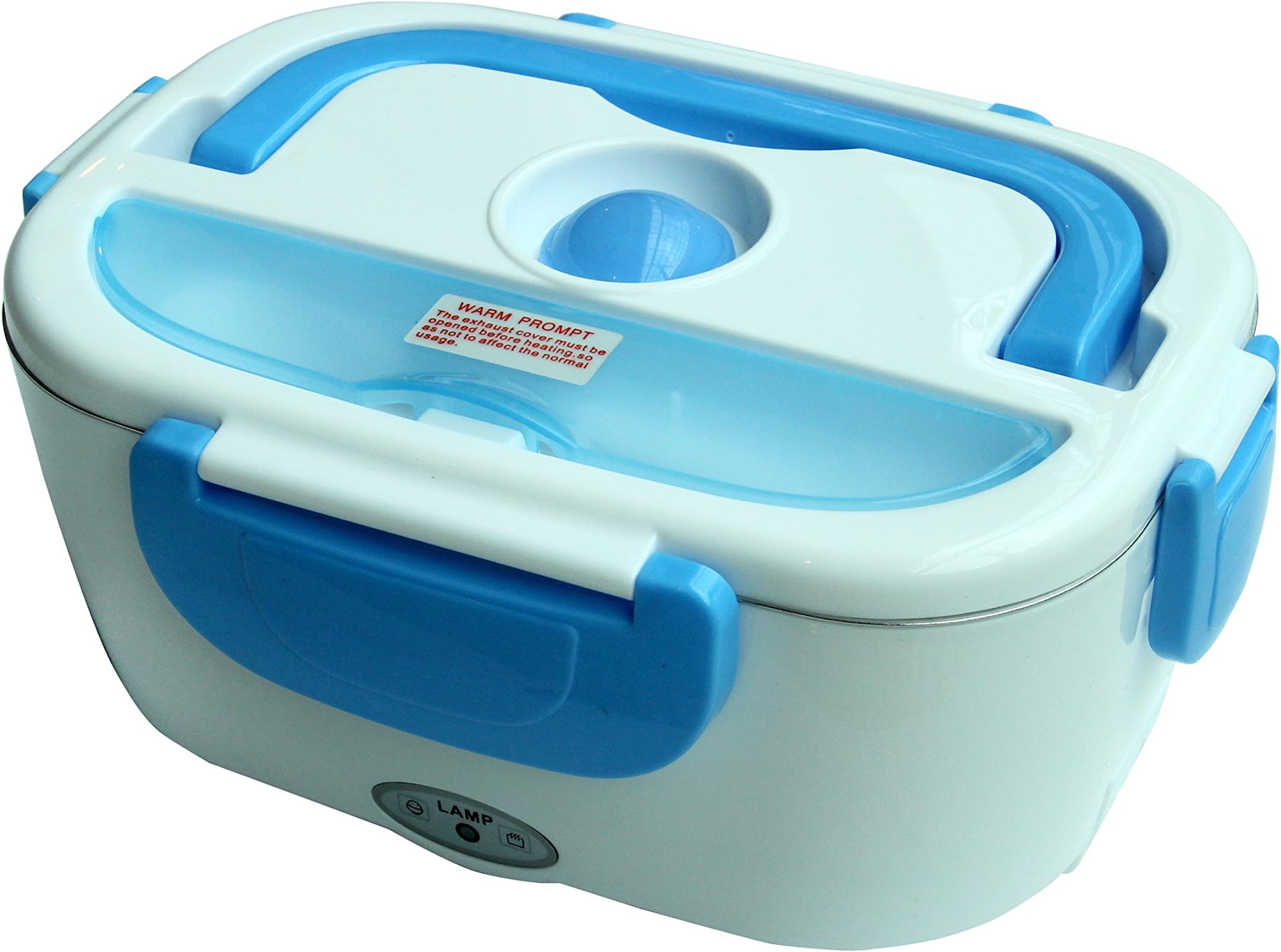 New Electric Heated Lunch Box-Lunch with Detachable Stainless Steel Container by Global Care Market (Blue)