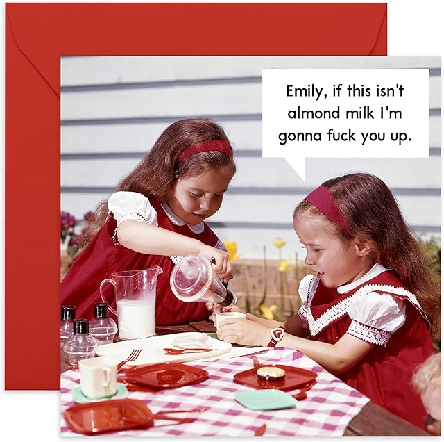 Central 23 - Funny Birthday Card - Hilarious Card for Women - Retro Greeting Card For Her - Hysterical Design - Humour - Comes With Fun Stickers