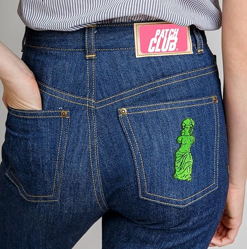 Miniatura 2 de Parche Gummy Venus Milo de 3 pulgadas – Sweet Can Candy - Parche de jeans divertido de los años 90, parche totalmente bordado para planchar/coser