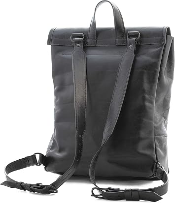 Noda Genuine leather backpack (Black)