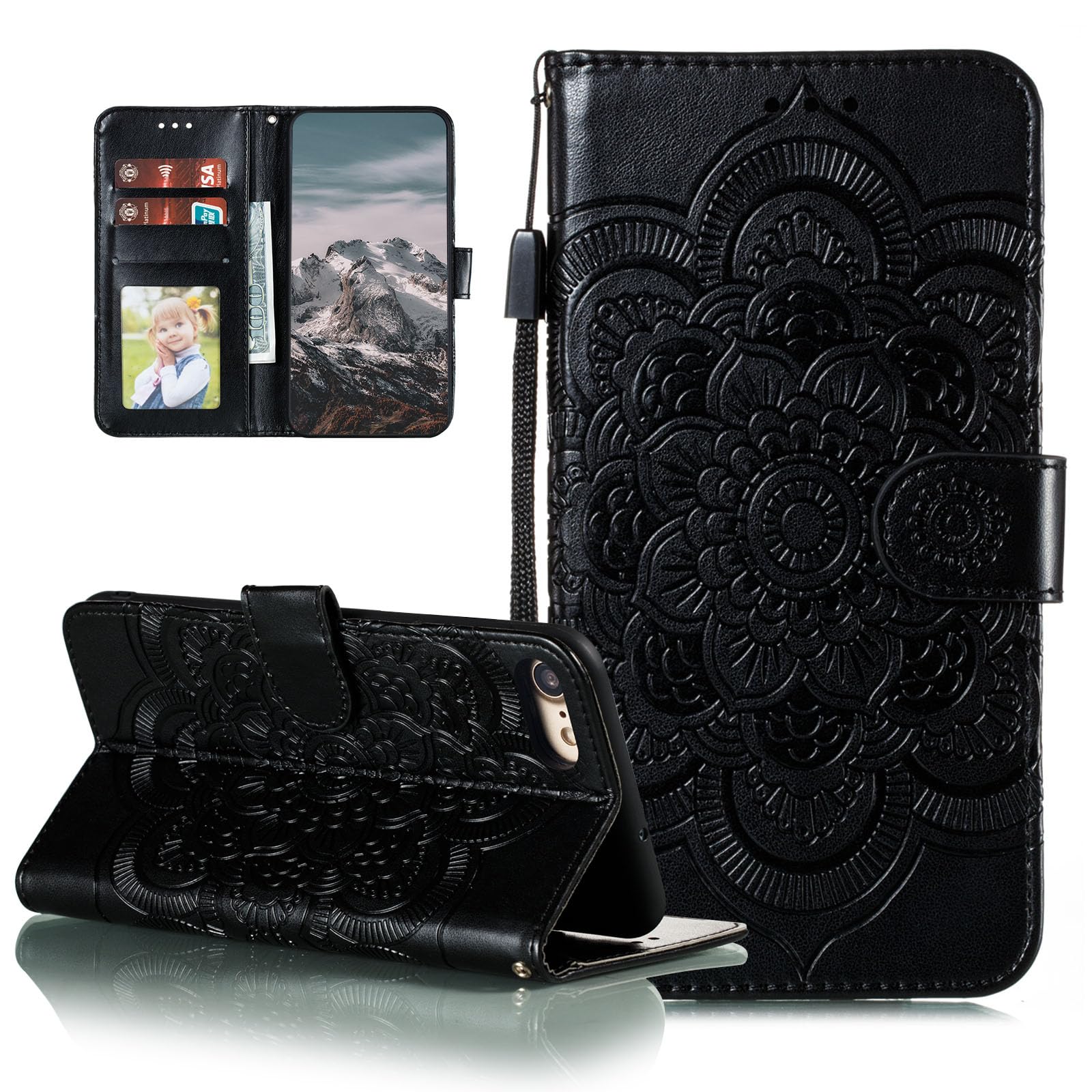 EYZUTAK Capa Mandala para iPhone SE (5G) 2022 iPhone 7 iPhone 8