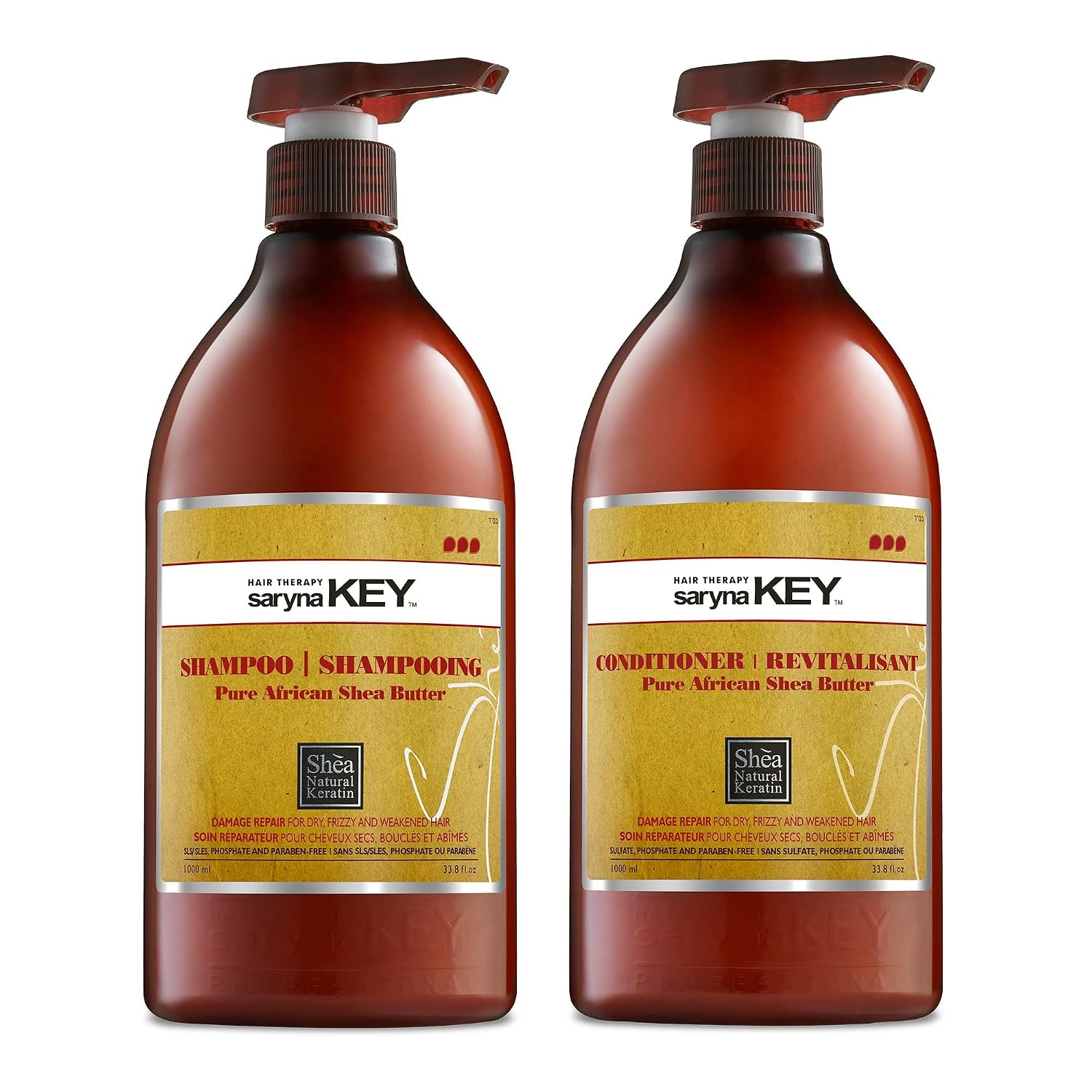 Saryna Key Shampoo & Conditioner for Damaged Hair - Shea Butter