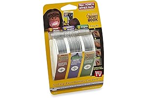 Monkey Hooks 30pc Drywall Picture Hanger Home and Office Set