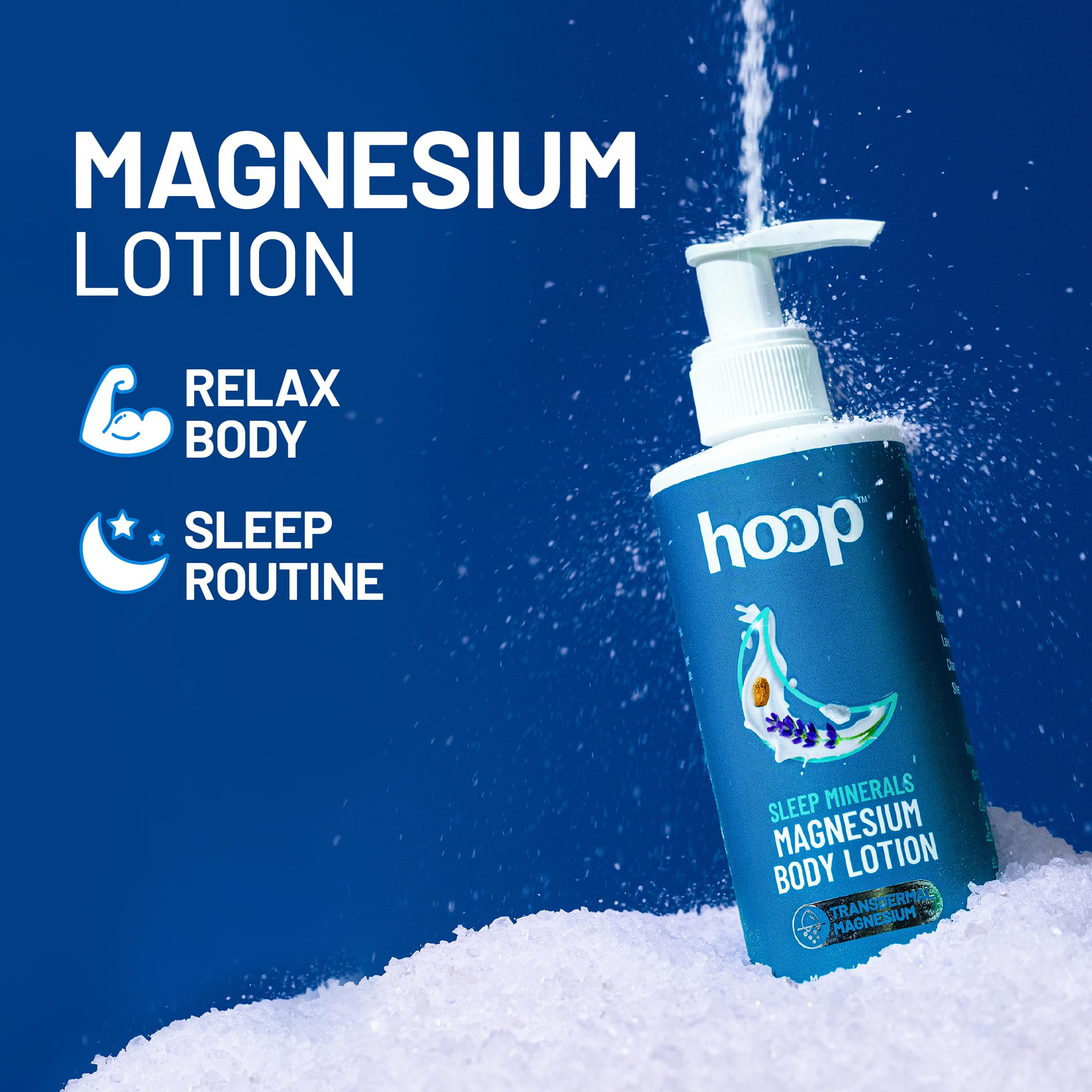 hoop Magnesium Body Lotion Sleep Minerals | Relax, Sleep Routine | 250ml