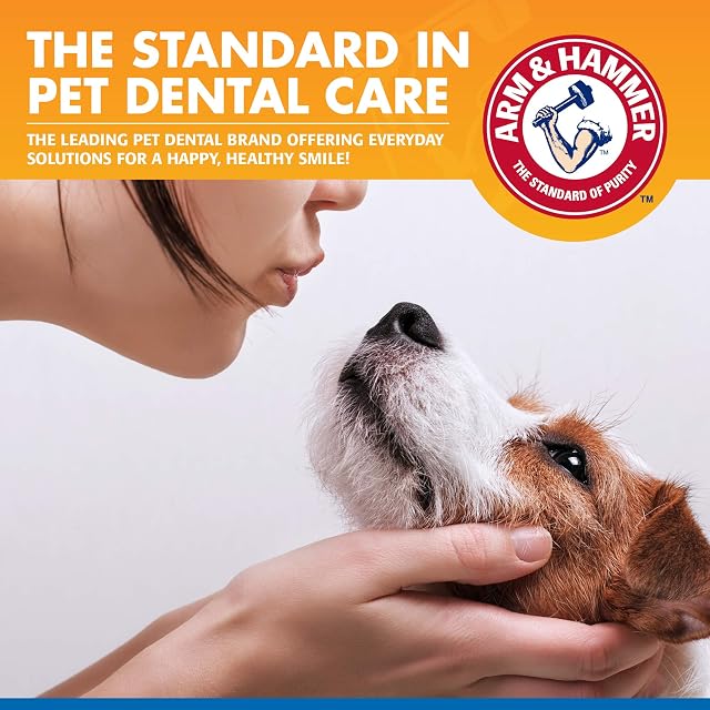 Foto 5 de 8 de Arm & Hammer Cuidado Clínico Enjuague Dental para Perros Adultos, sin Sabor, sin Olor, 473 ml Blanco