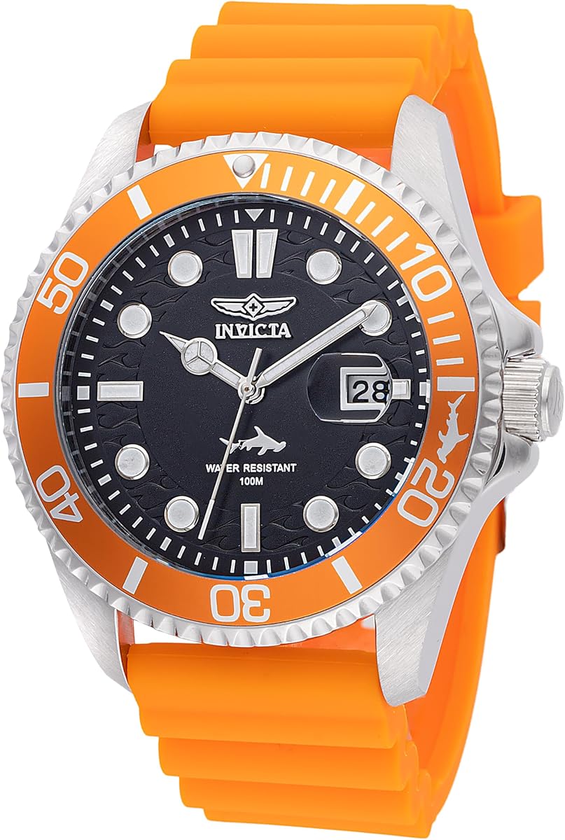 Pro Diver Men 43mm Stainless Steel Steel Black dial