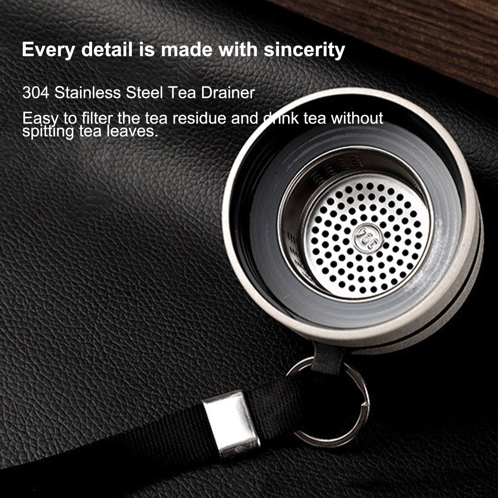 Glass Water Bottle for Tea, Portable Tea Bottle with Infuser, Fruit Infuser Water Bottle, Leakproof Glass Tea Bottle, Travel Tea Infuser Bottle, Loose Tea Water Bottle, Travel Infuser Tea Cup