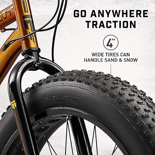 Miniatura 4 de Bicicleta de montaña de llantas gruesas Mongoose Argus Trail o ST, bicicleta de 20, 24 o 26 pulgadas para niños y adultos, 7 o 16 velocidades,