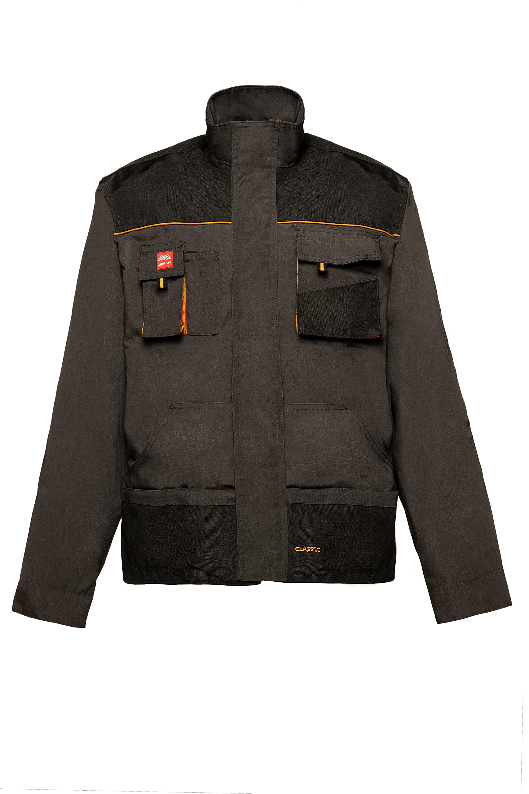 ART.MASWork Jacket for Men, Polyester & Cotton Material, Extra Warm, Adjustable, Cosy Work Safety, 6 Zip Utility Phone & Gadget Pockets, 3 colors