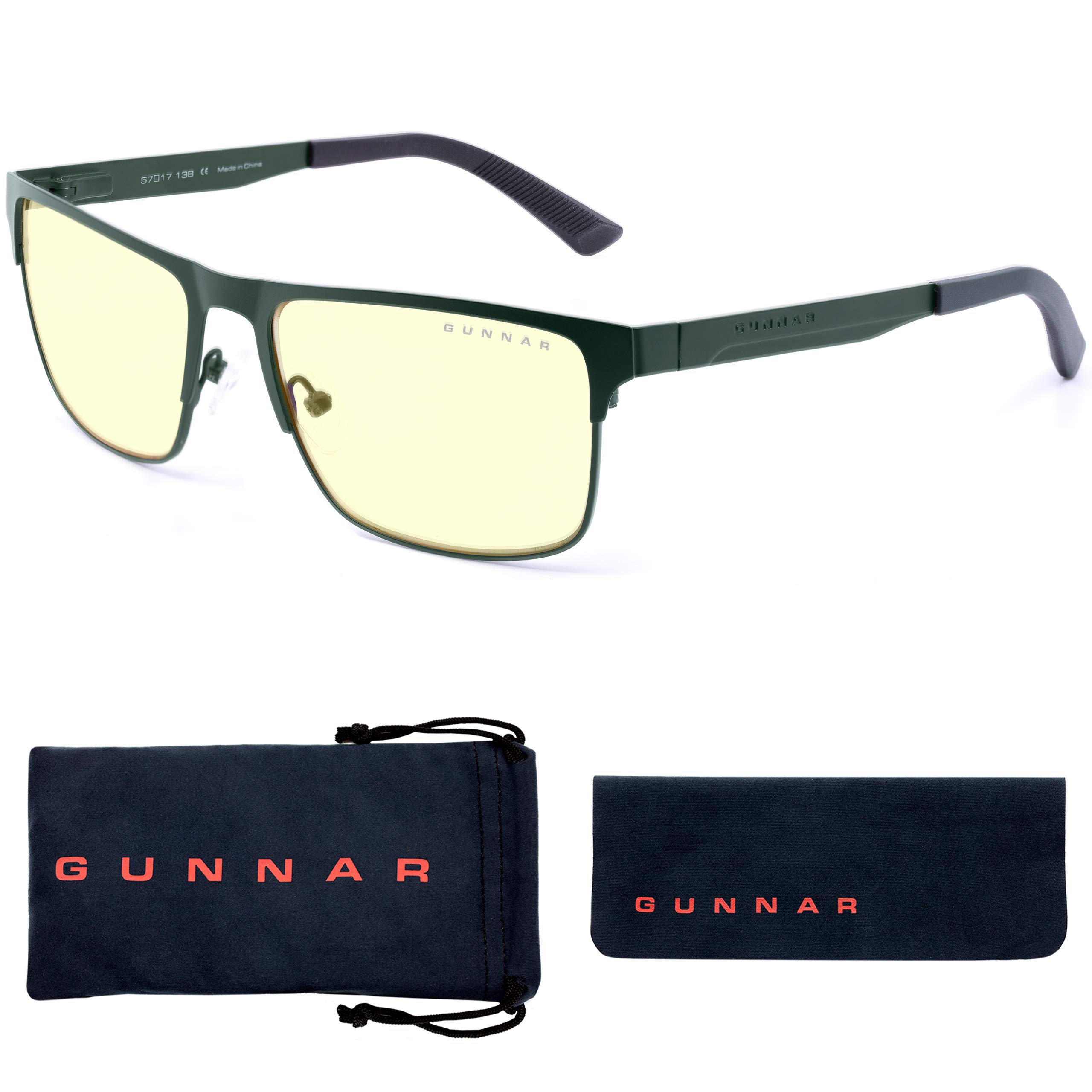 Gunnar Gaming- und Computerbrille - Pendleton - Blaulichtfilter Brille, Premium Blaufilter, UV-Schutz, | Computer-/Gaming-Brille - Pendleton - Blaulichtfilter - Patentierte Technologie