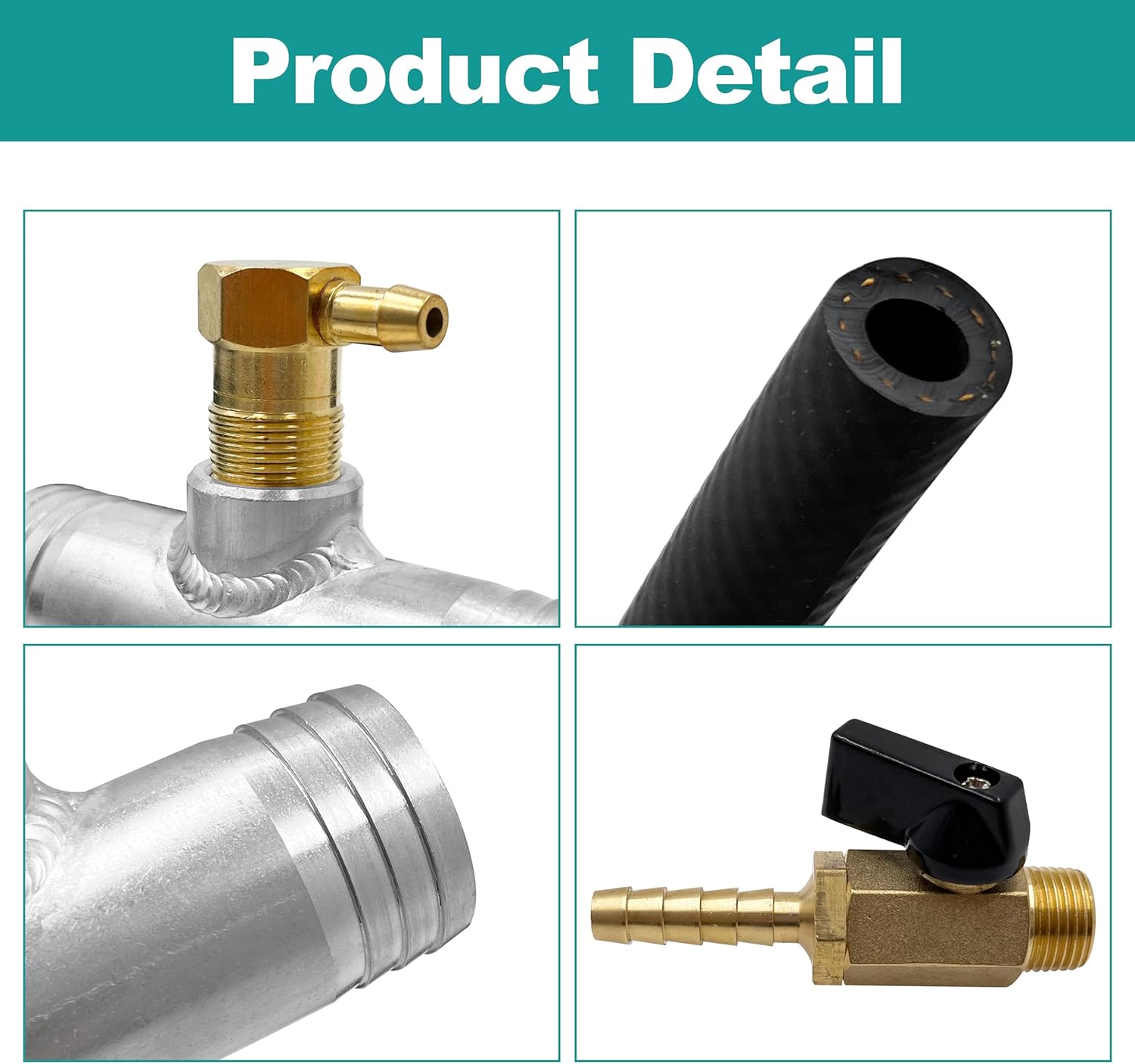 11025 1 1/2" Diesel Installation Kit,Compatible with Gravity Fueled Auxiliary Fuel Tank and Newer Models with 1½" Fill Line,Only for Diesel